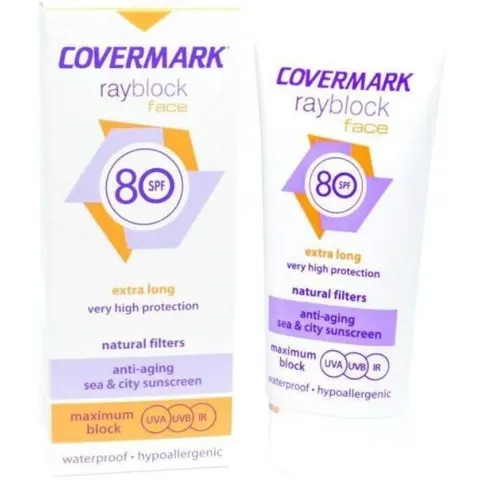 Covermark Rayblock Face SPF 80 50 ml Light Beige – imagen 2