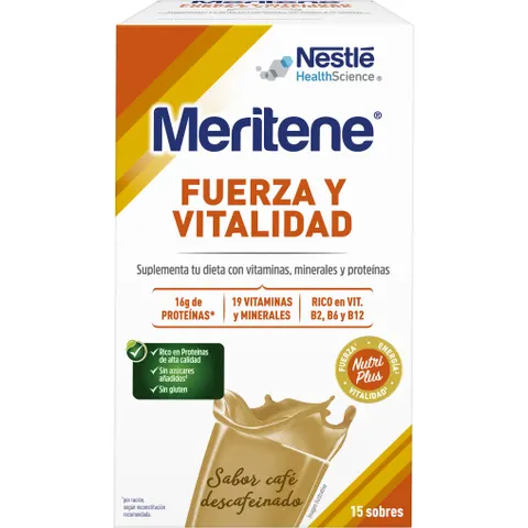 Meritene BATIDOS 15 x 30g Café – imagen 5