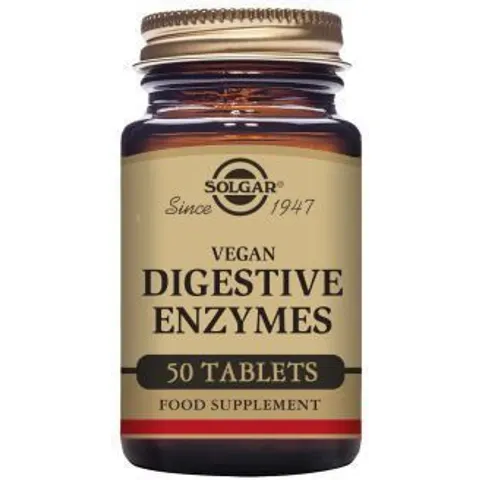 Solgar Vegan Enzimas Digestivas 50 Tabs – imagen 5