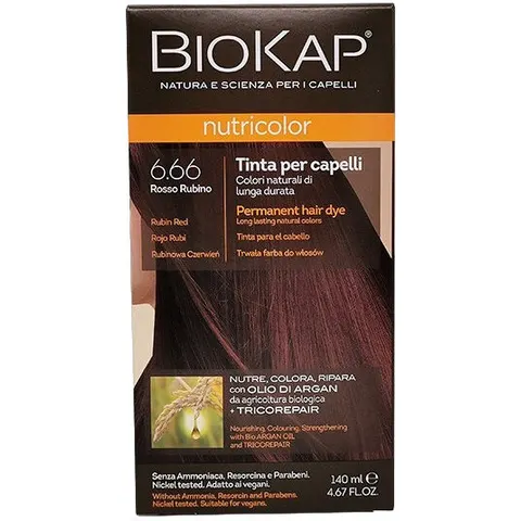 Biokap tinte red ruby dye 140ml. rojo rubi ·6.66 – imagen 3