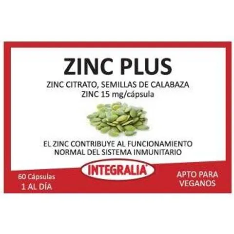 INTEGRALIA Zinc Plus 60 caps – imagen 3