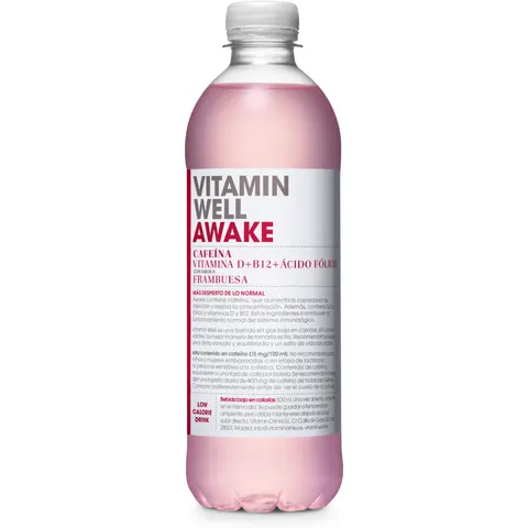 VITAMIN WELL Awake Frambuesa 500 ml – imagen 3