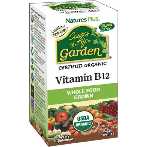 NaturesPlus Garden Vitamina B12 60 Cápsulas – imagen 3