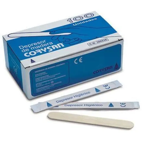 Corysan Depresor Madera 100 U – imagen 2