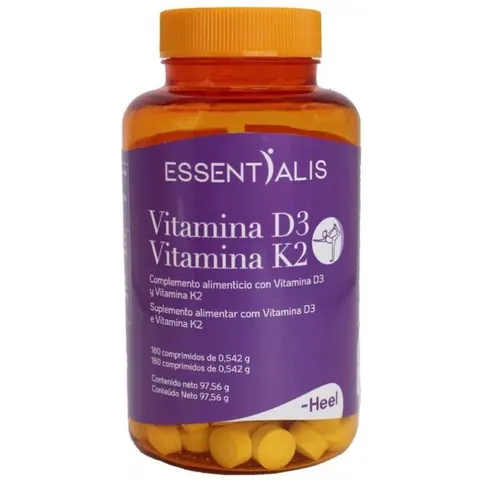 Essentialis Vitamina D3 Vitamina K2 180 Comprimidos – imagen 3