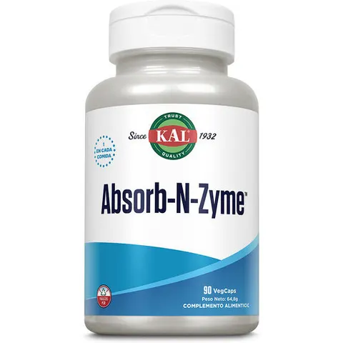Kal Absorb-N-Zyme 90 Tabs – imagen 4