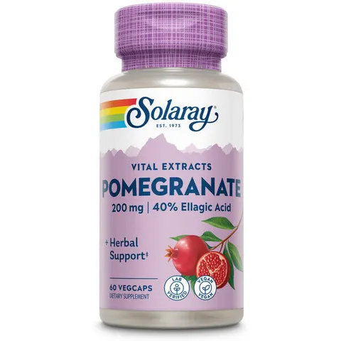 Solaray Granada 200 mg 60 Cápsulas – imagen 4