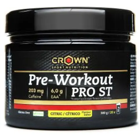Crown Pre-Workout Pro St 300g Cítrico – imagen 4