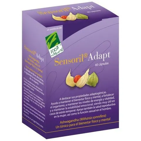 100% Natural SensorilAdapt 60 Cápsulas – imagen 3