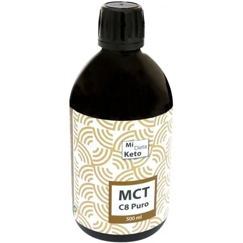 100% Natural Aceite Mct C8 Puro 500ml – imagen 3