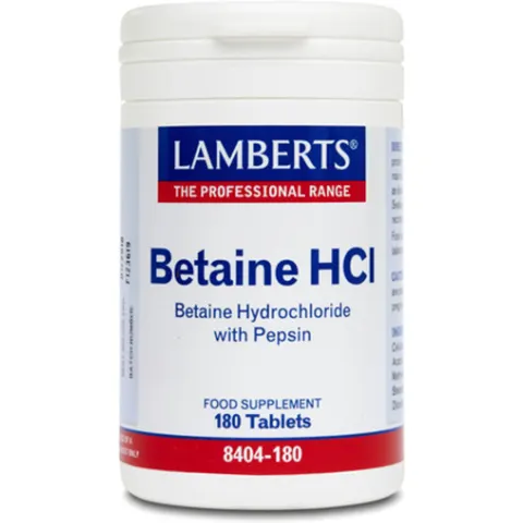 Lamberts Betaina HCL con Pepsina 180comp – imagen 5