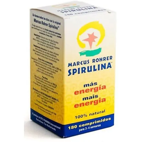 Marcus Rohrer Spirulina Bote 180 Comprimidos – imagen 3