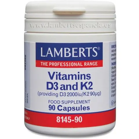 Lamberts Vitamina D3 k2 90 Caps – imagen 5