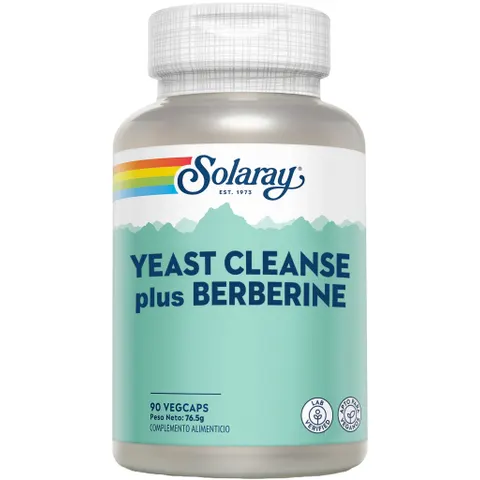 Solaray yeast cleanse plus berberine 90vcap. – imagen 3