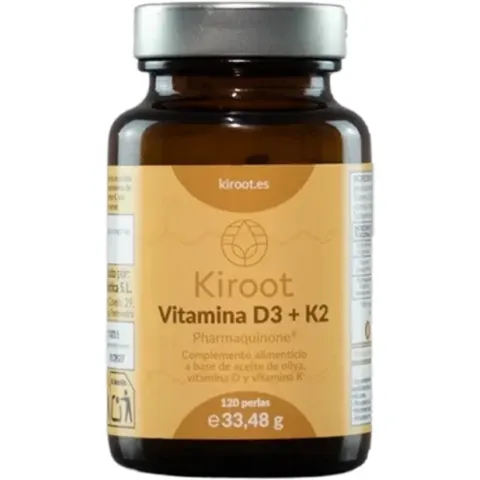 Kiroot Vitamina D3+K2 120 Perlas – imagen 5