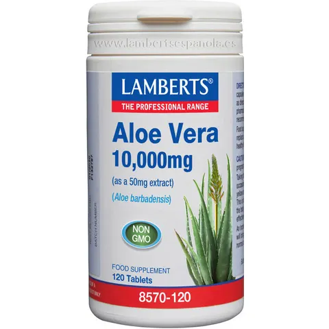 Lamberts Aloe Vera 10000mg 120comp – imagen 4