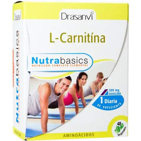 Drasanvi nutrabasics l-carnitina 48caps. – imagen 2