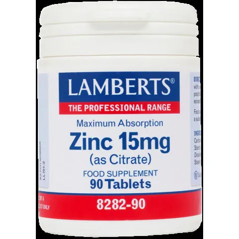Lamberts ZINC 15mg 90 Tabs – imagen 5