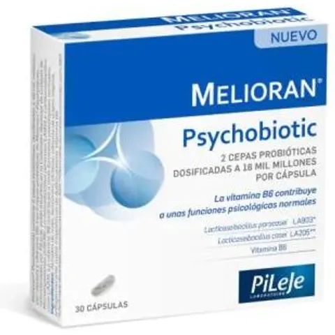 Pileje Melioran Psycobiotic 30 Cápsulas – imagen 3