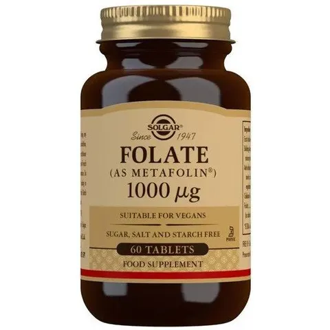 Solgar Folato 1000 μg como Metafolin 60 Comprimidos – imagen 4