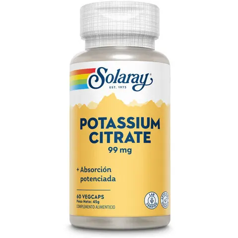 Solaray potasio citrato 99mg. 60cap. – imagen 4