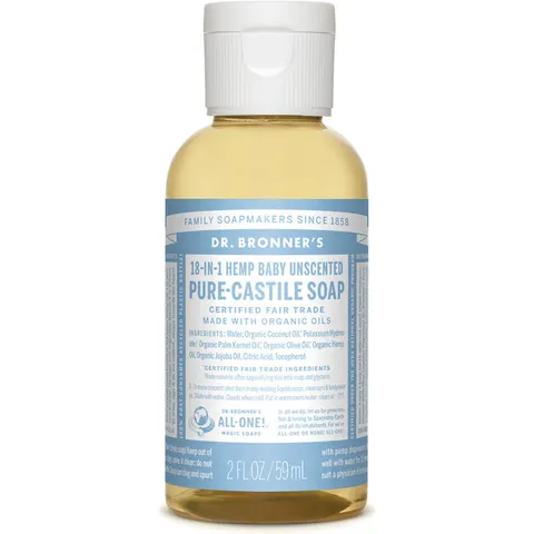 Dr. Bronner's Jabón Líquido sin Perfume 59 ml – imagen 4