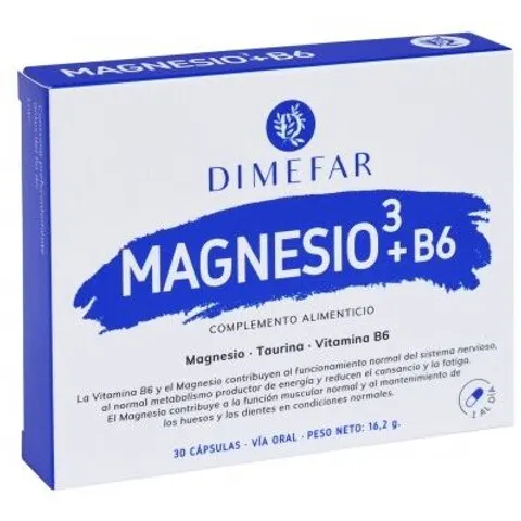 Dimefar magnesio3+b6 30cap. – imagen 4