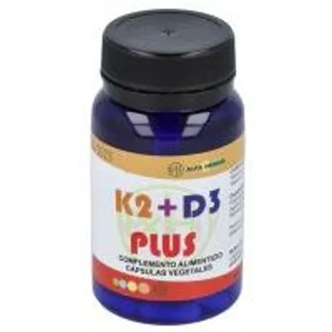 Alfa Herbal K2+D3 Plus 60 Cápsulas – imagen 3