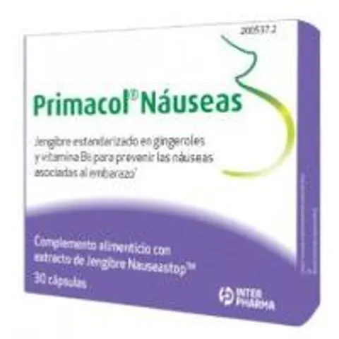 Primacol Náuseas 30 Cápsulas – imagen 4