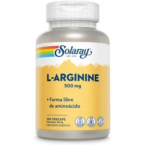 Solaray l-arginine 500mg. 100cap. – imagen 4