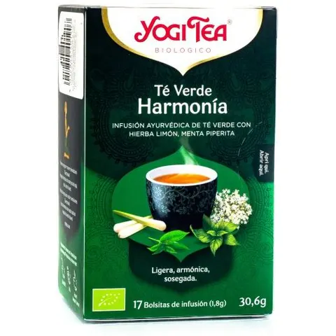 Yogi Tea Té Verde Infusión Harmony 17 Bolsitas – imagen 2