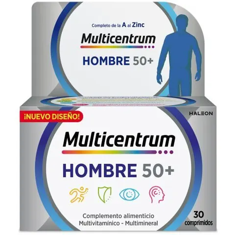 Multicentrum Hombre 50+ 30 Comprimidos – imagen 5
