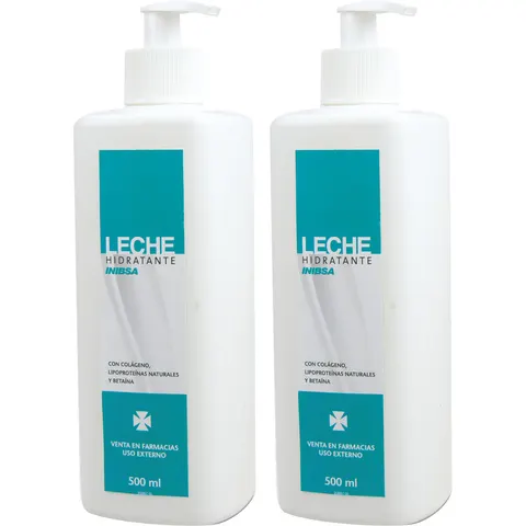 Inibsa Leche Corporal Hidratante 2x500ml – imagen 2