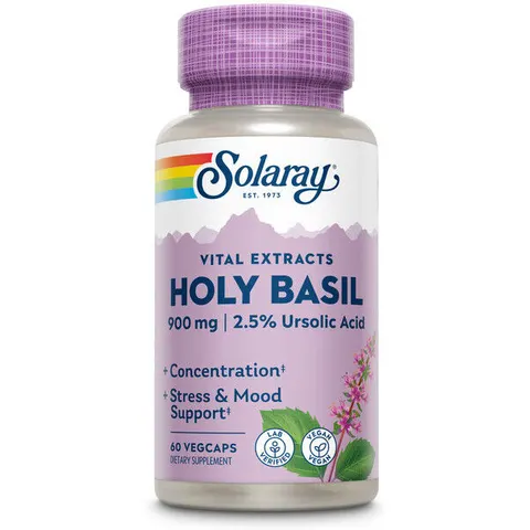 Solaray holy basil 450mg. 60cap. – imagen 3
