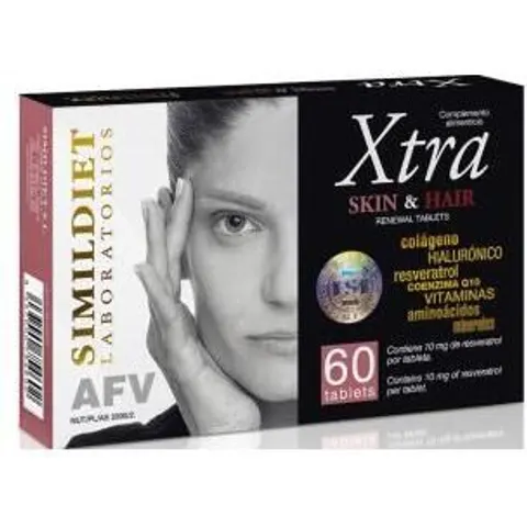Simildiet xtra skin & hair 60comp. – imagen 2