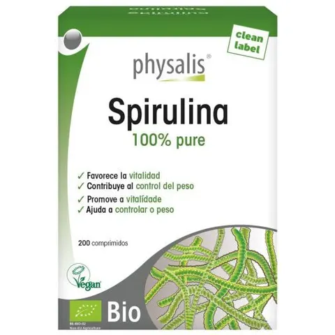 PHYSALIS Espirulina 200 comp – imagen 3