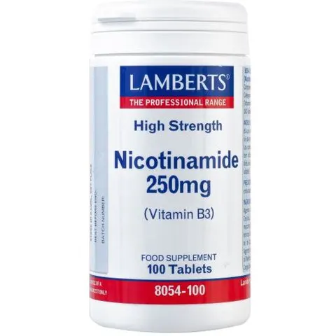 Lamberts nicotinamida 250 mg. 100 comp. – imagen 5