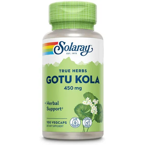 Solaray gotu kola 450mg 100vcap. – imagen 3