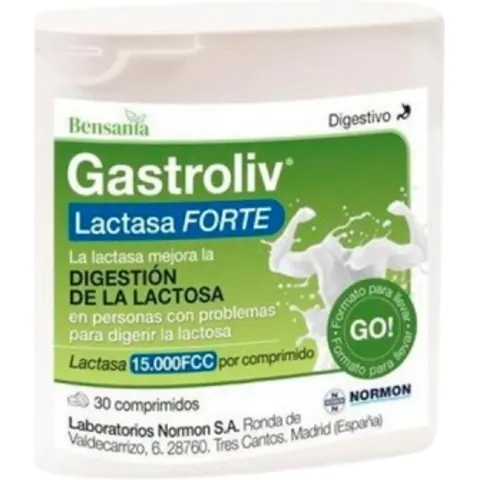 Normon Gastroliv Lactasa Forte 30comp – imagen 4