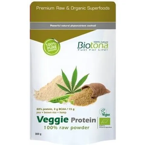 Biotona Veggie Protein Raw 1000 gr – imagen 3