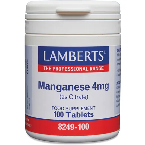Lamberts MANGANESO 4mg 100 Tabs – imagen 3