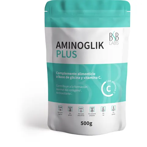Bsb Labs Aminoglik Plus+Vitamina C 500 gr – imagen 3
