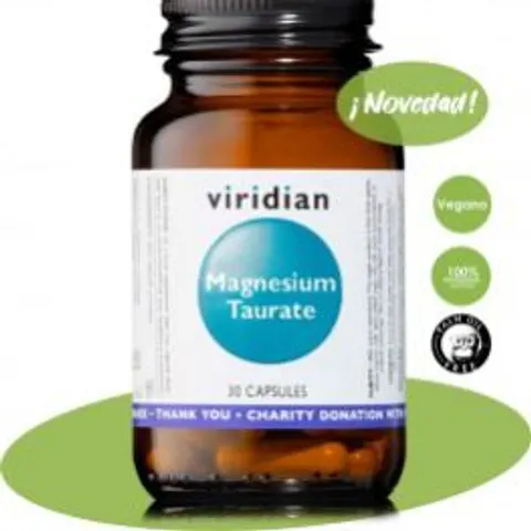 VIRIDIAN Taurato Magnesio 30caps – imagen 4