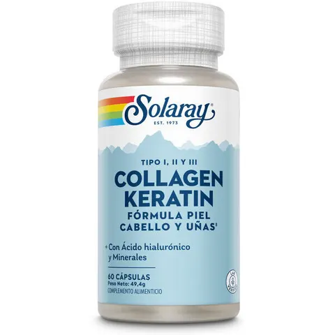 Solaray collagen keratin 60comp. – imagen 4