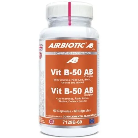 Airbiotic vitamin b-50 complex 60cap. – imagen 3