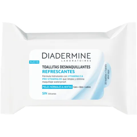 Diadermine Toallitas 25 Normal y Mixta – imagen 3