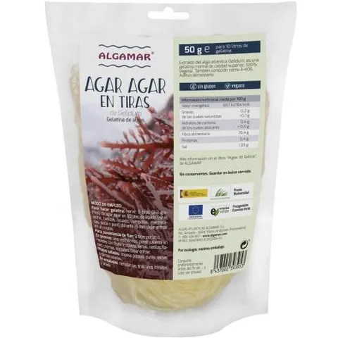 Algamar Agar en Tiras 50 gr – imagen 2