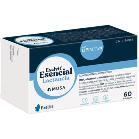 Exelvit Esencial Lactancia 60 Cápsulas – imagen 2