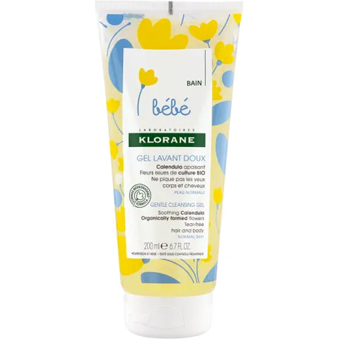 Klorane Bebé Gel Limpiador Suave 200ml – imagen 2