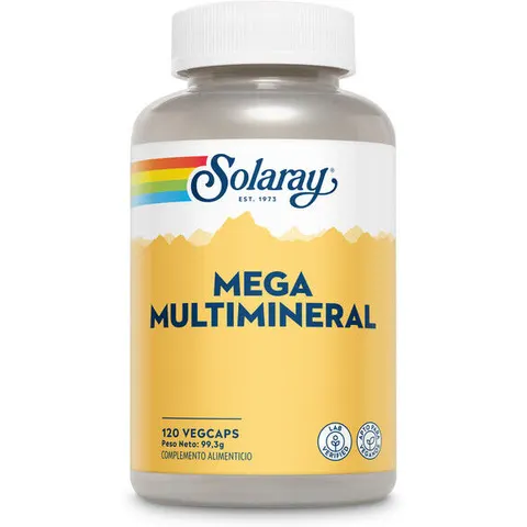 Solaray MEGA MULTI MINERAL 120 Cápsulas vegetales – imagen 4